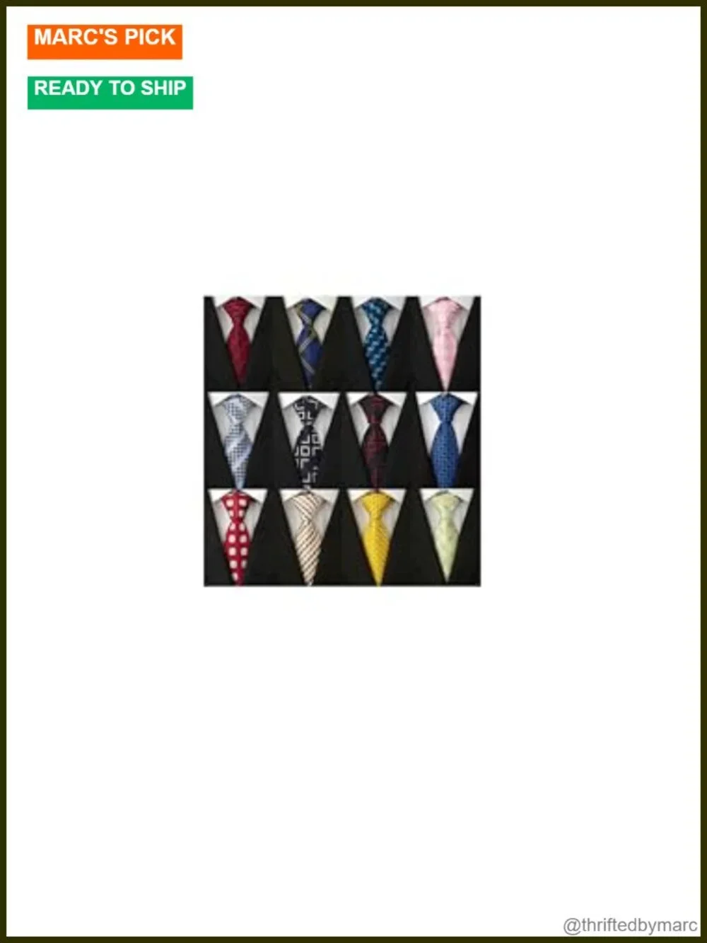 Classic Jacquard Woven Microfiber Neckties - 12 Pack